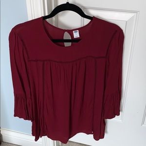 Old Navy 3/4 length blouse